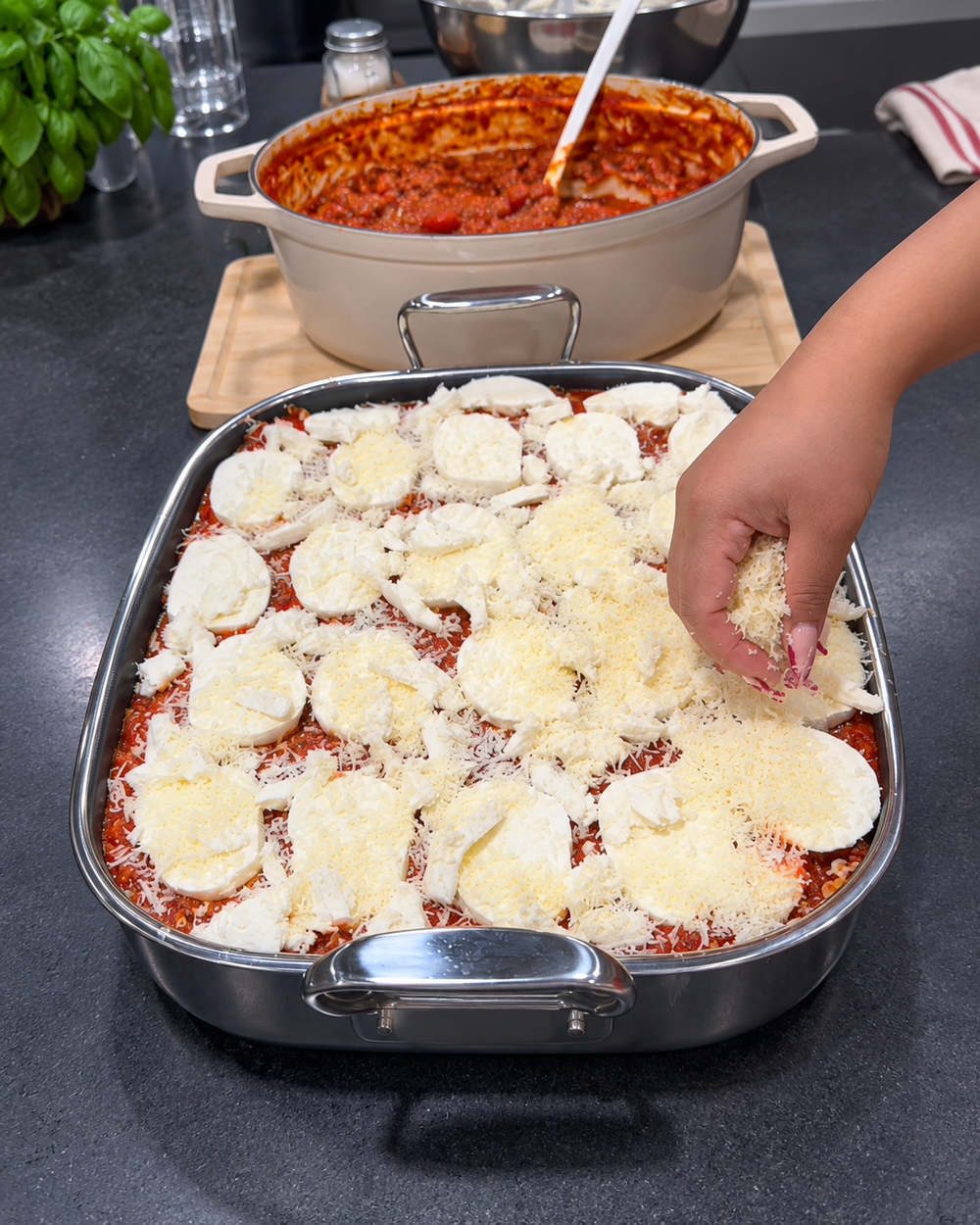 Preparing a family meal meal inspiration