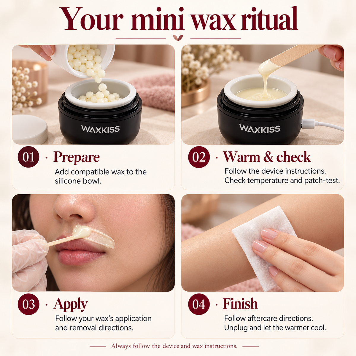 WAXKISS Mini Wax Warmer